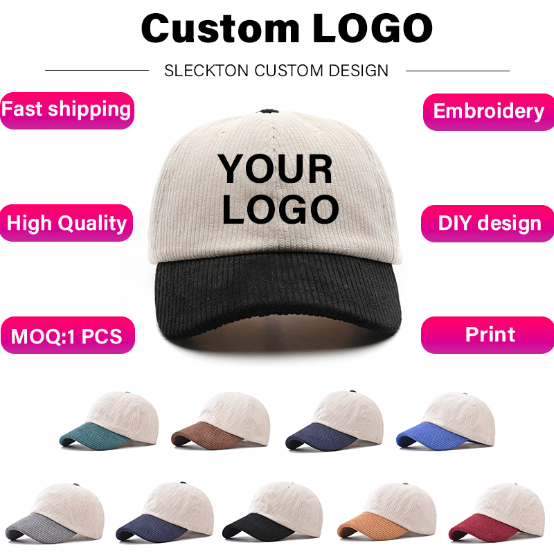 Baseball Cap Structured - SLECKTON Logo Custom Baseball Cap for