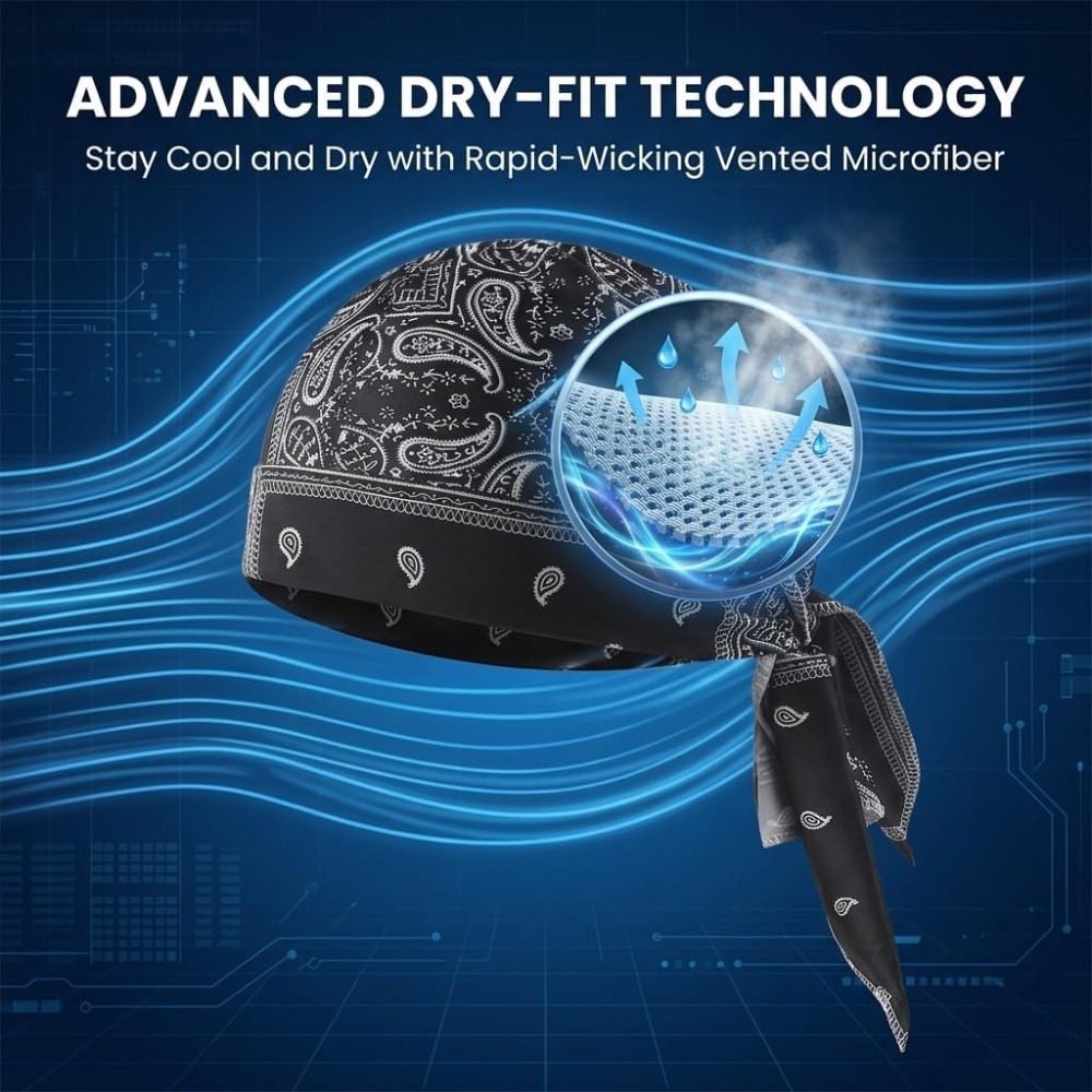 1-5pcs Cooling Skull Cap Helme - Skull Cap Helmet Liner reseña y precio