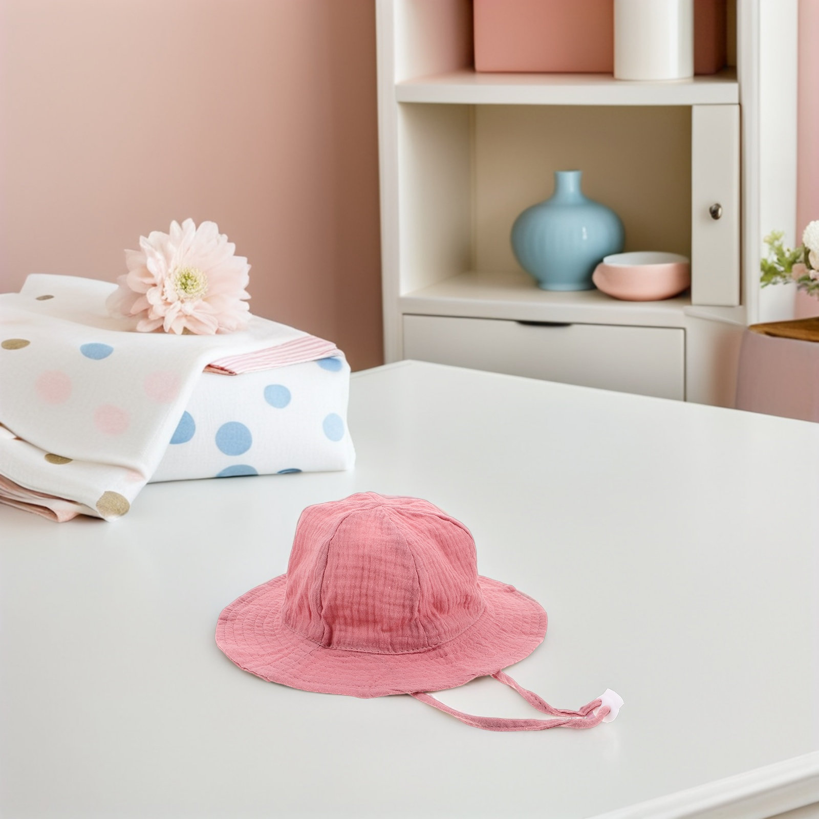 Soft Breathable Baby Cotton Bu - Bucket Hat Cotton reseña y precio