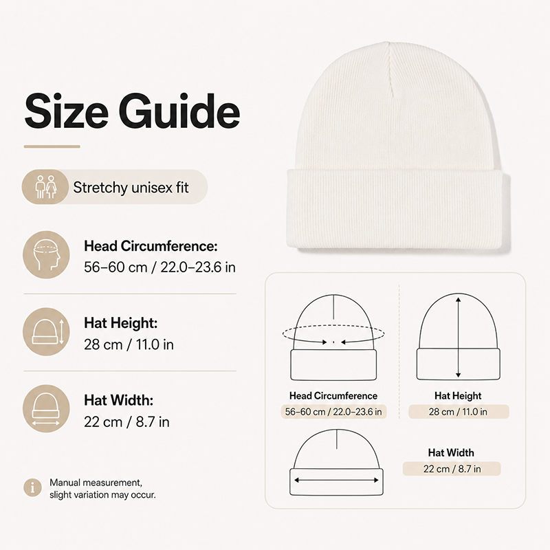 Unisex Knit Beanie Warm Acryli - Beanie Cuffed Knit reseña y precio