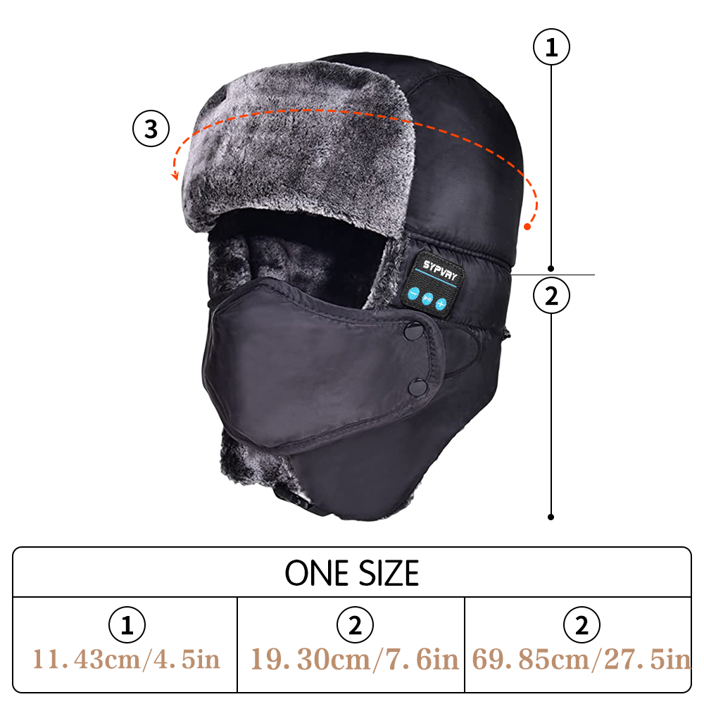 Winter Trapper Hat for Men Wom - Trapper Hat Ear Flap reseña y precio