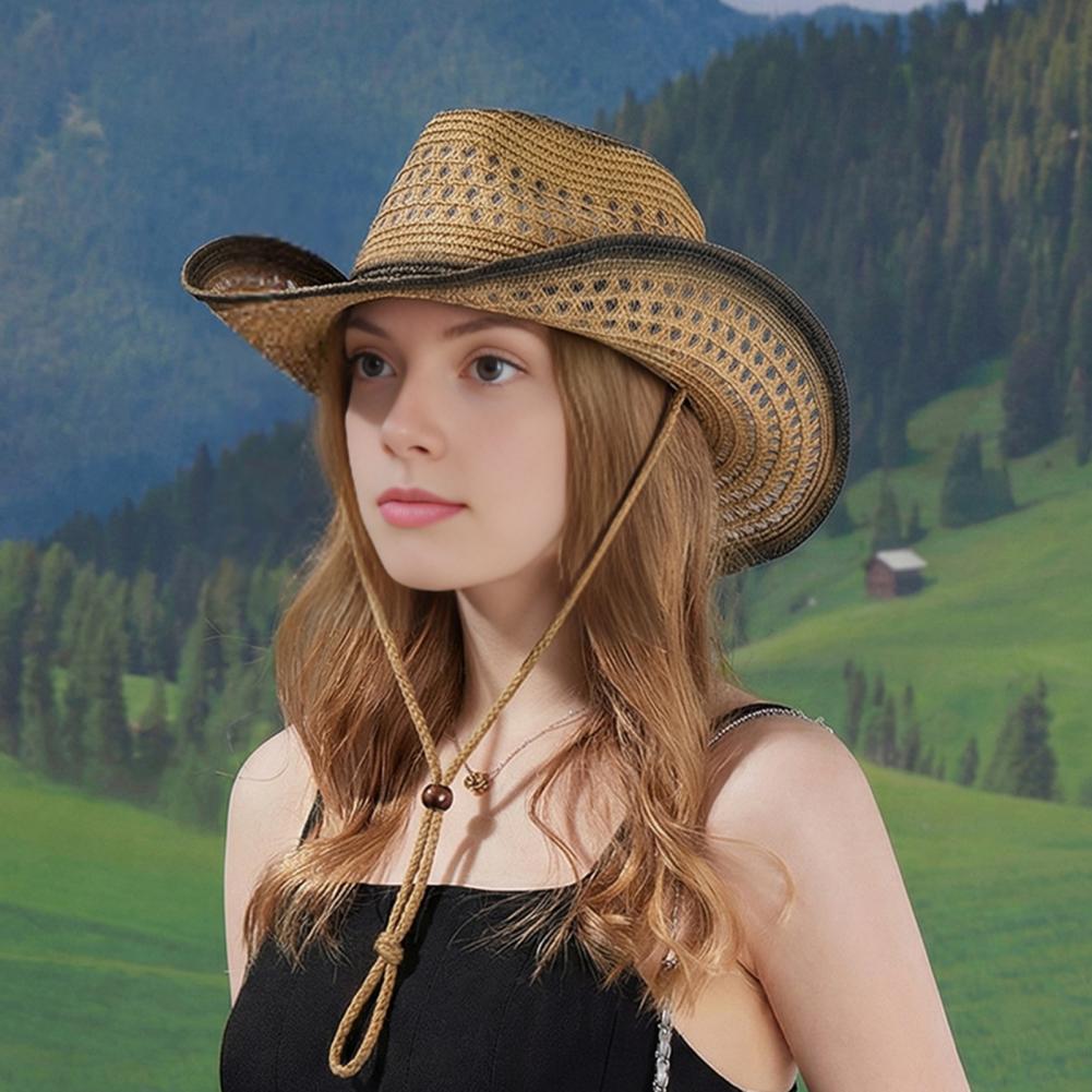 Straw Hat Men Women Spring Sum - Cowboy Hat Straw reseña y precio