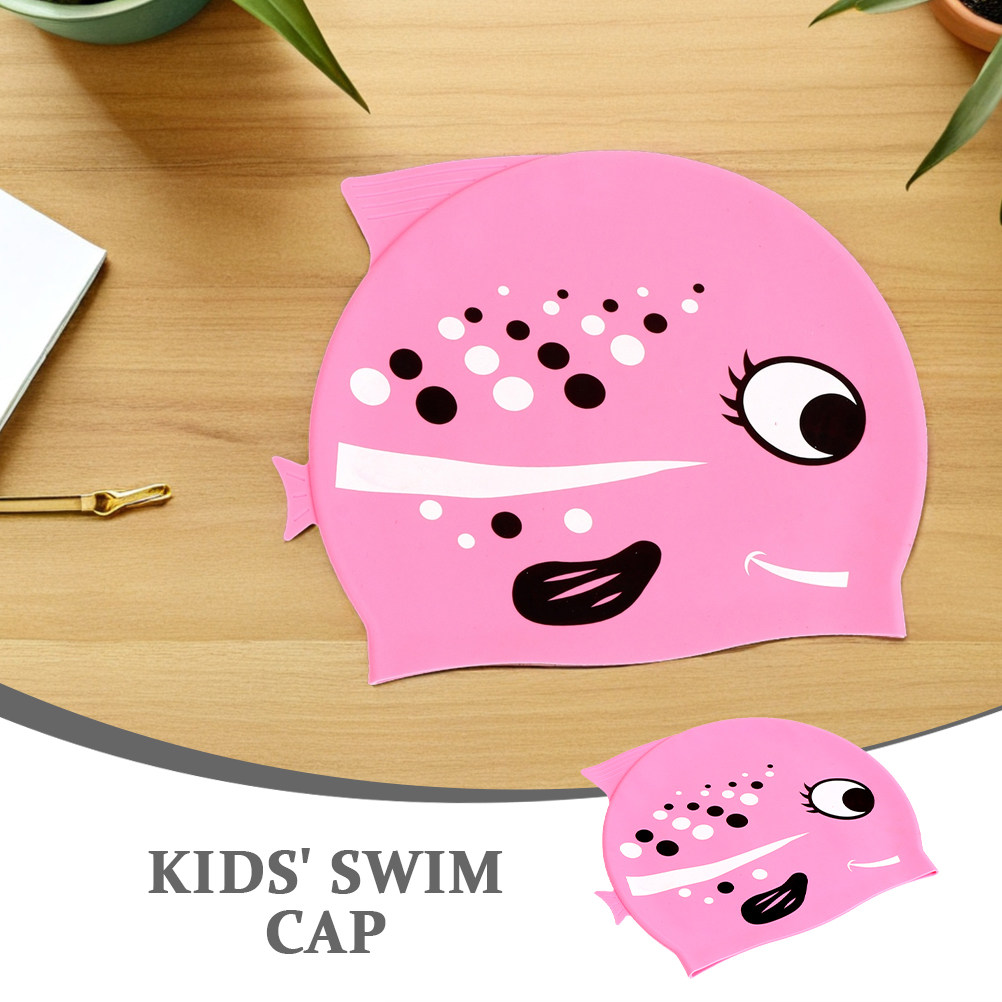 2Pcs Childrens Silicone Swimmi - Swim Hat Silicone reseña y precio