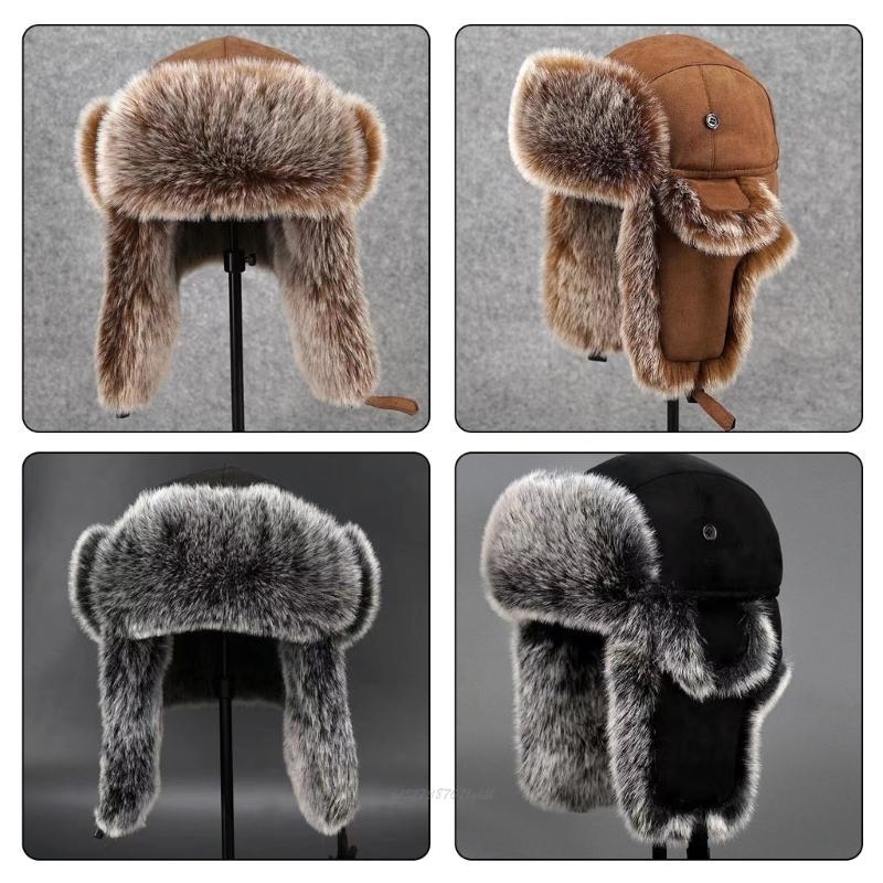 X5XA Adult Furry Lined Trapper - Trapper Hat Ear Flap reseña y precio