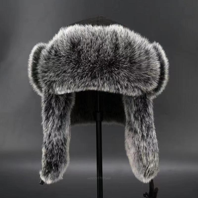 X5XA Adult Furry Lined Trapper - Trapper Hat Ear Flap reseña y precio