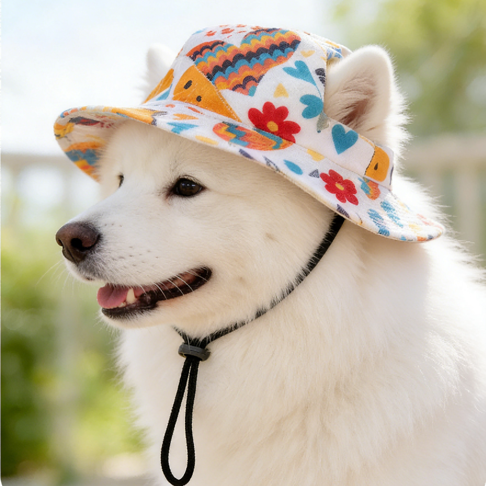 Cartoon Print Pet Bucket Sun H - Running Cap Lightweight reseña y precio