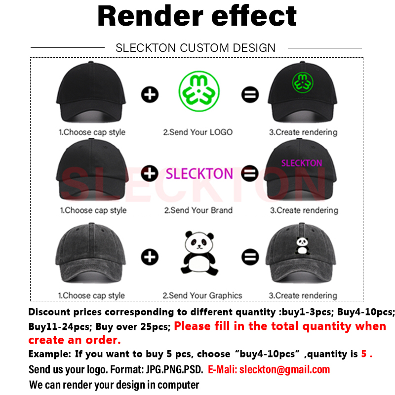 SLECKTON Custom Logo Baseball  - Baseball Cap Structured reseña y precio
