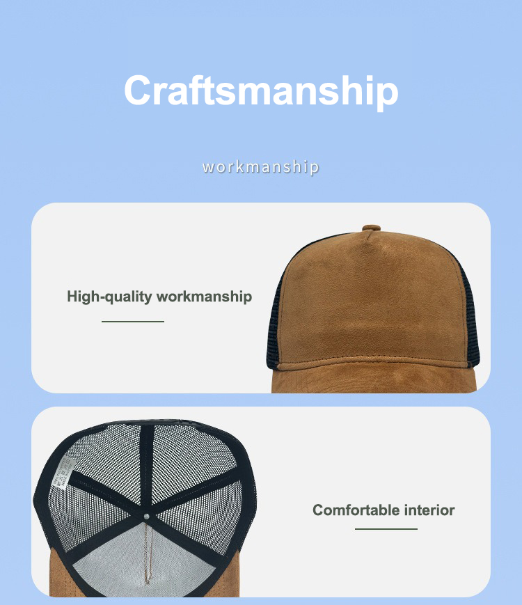 Suede Mesh Baseball Cap Men Ca - Trucker Cap Mesh reseña y precio