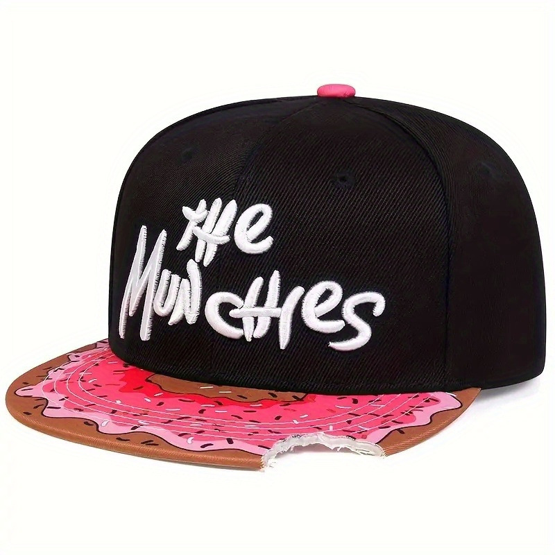 Cute Donut Drip Brim Snapback  - Snapback Hat Flat reseña y precio