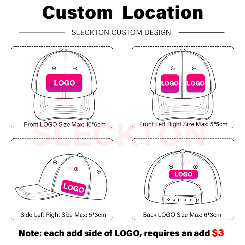 SLECKTON Logo Custom Baseball  - Baseball Cap Structured reseña y precio