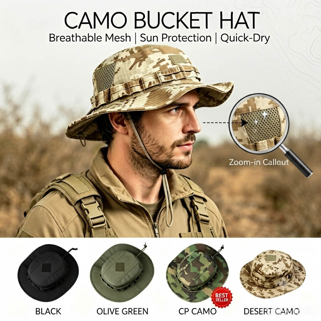 Tactical Boonie Hat for Men Su - Boonie Hat Tactical reseña y precio