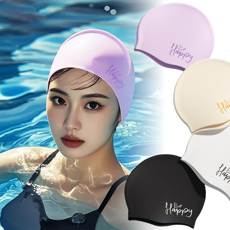 Women Silicone Swimming Cap Ex - Swim Hat Silicone reseña y precio