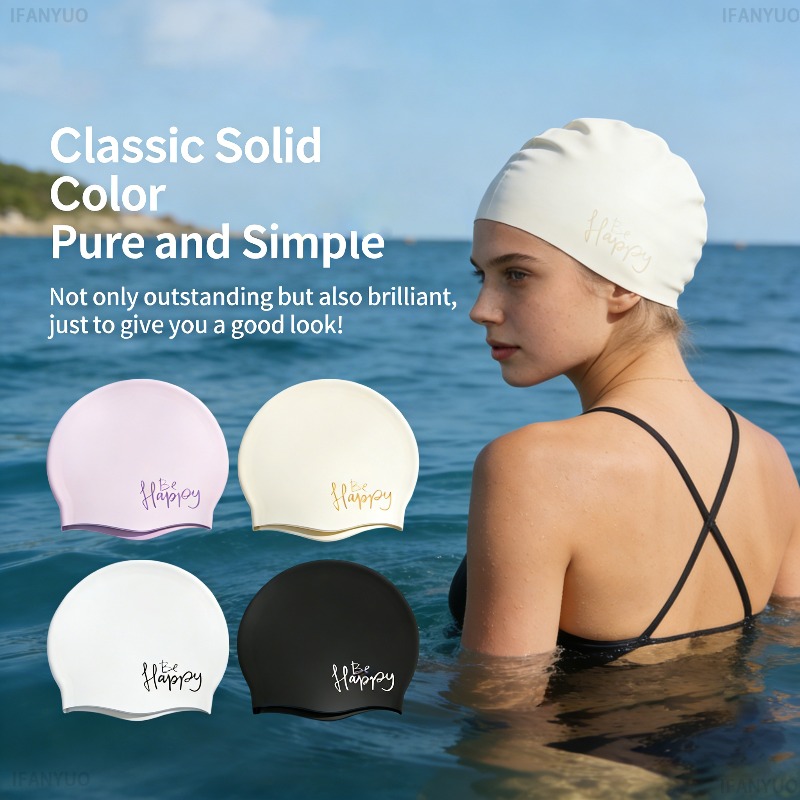Women Silicone Swimming Cap Ex - Swim Hat Silicone reseña y precio