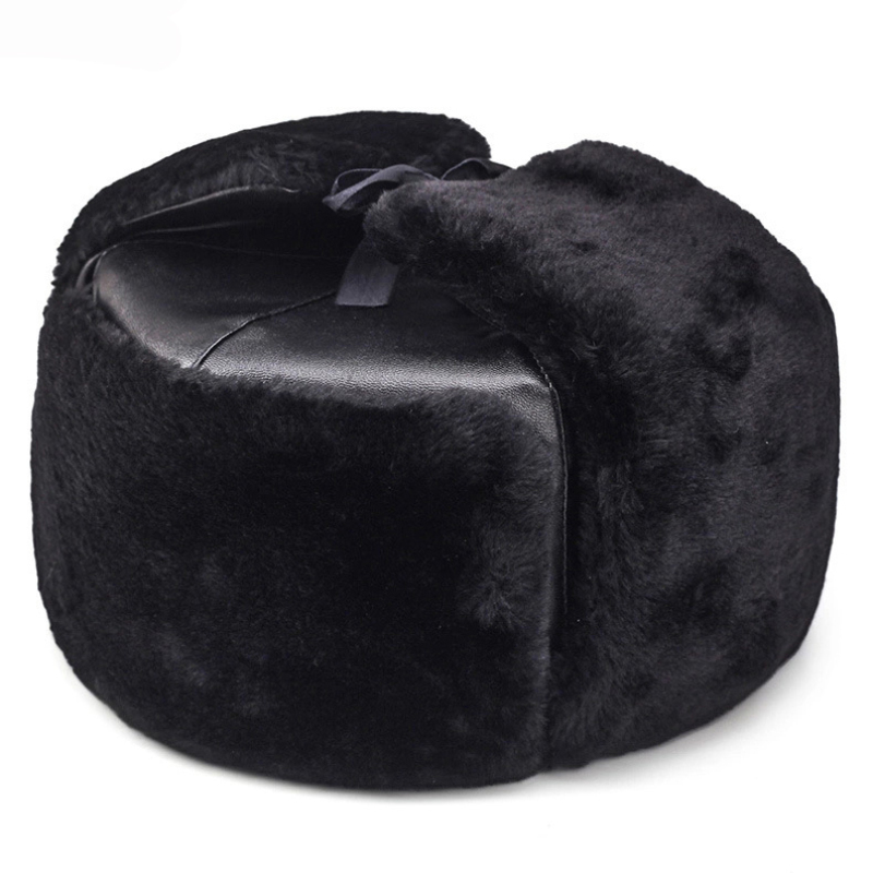 Warm Thick Russian Hat Men Arm - Trapper Hat Ear Flap reseña y precio