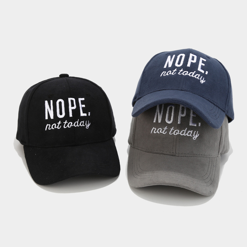 Nope Not Today Embroidered Sof - Dad Hat Cotton reseña y precio