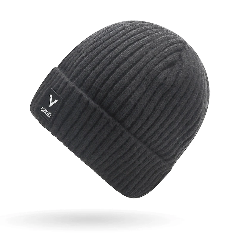 Beanie Men Slouchy Knit Skull  - Beanie Cuffed Knit reseña y precio