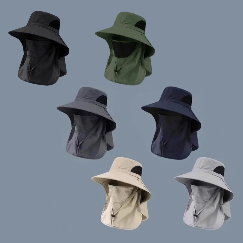 Polyester Sun Fishing Hat With - Sun Hat Wide Brim reseña y precio