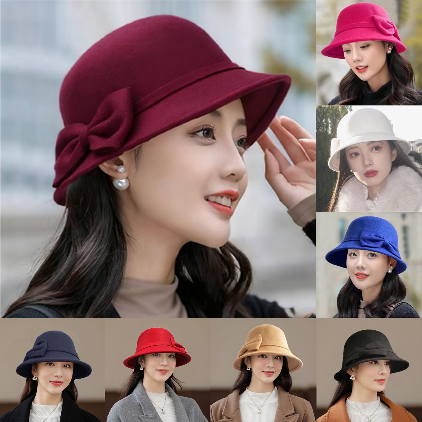 Wool Hat Trendy Bucket Hat Ver - Fedora Hat Wool reseña y precio