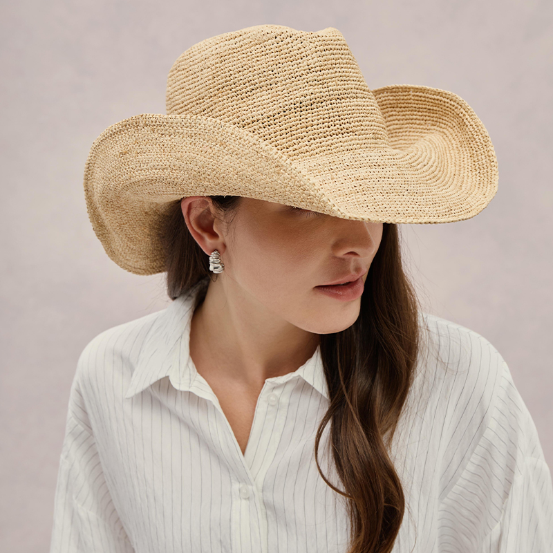 Premium Raffia Straw Hat Luxur - Cowboy Hat Straw reseña y precio