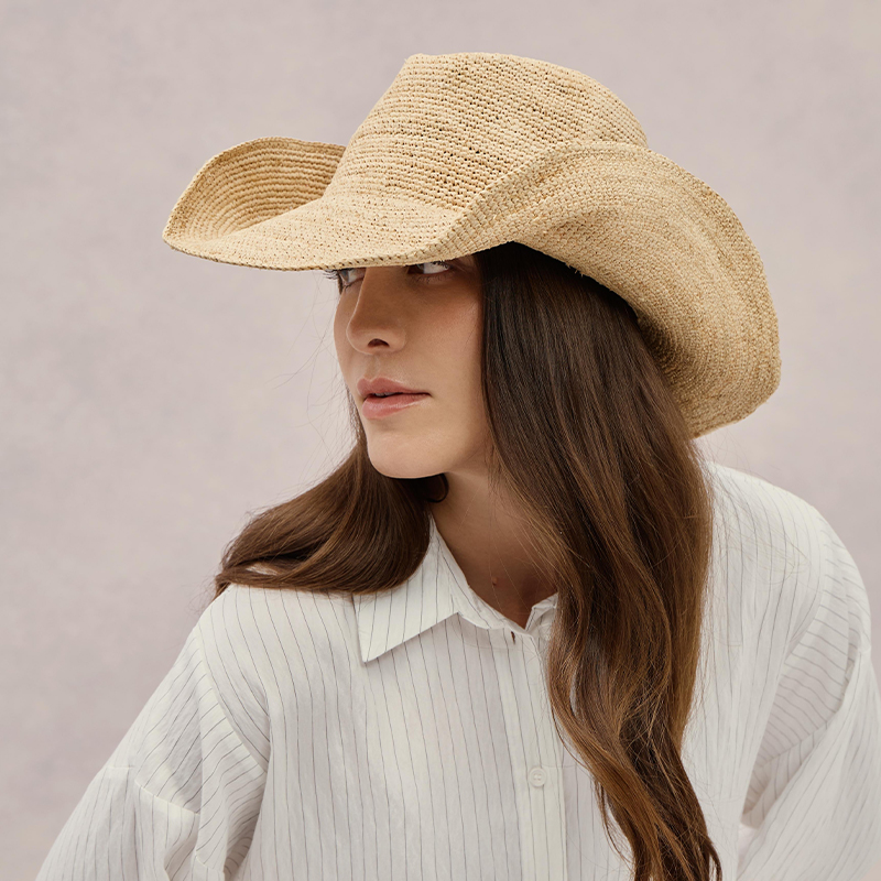 Premium Raffia Straw Hat Luxur - Cowboy Hat Straw reseña y precio